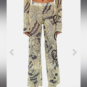 Exclusive Ed hardy mesh pants